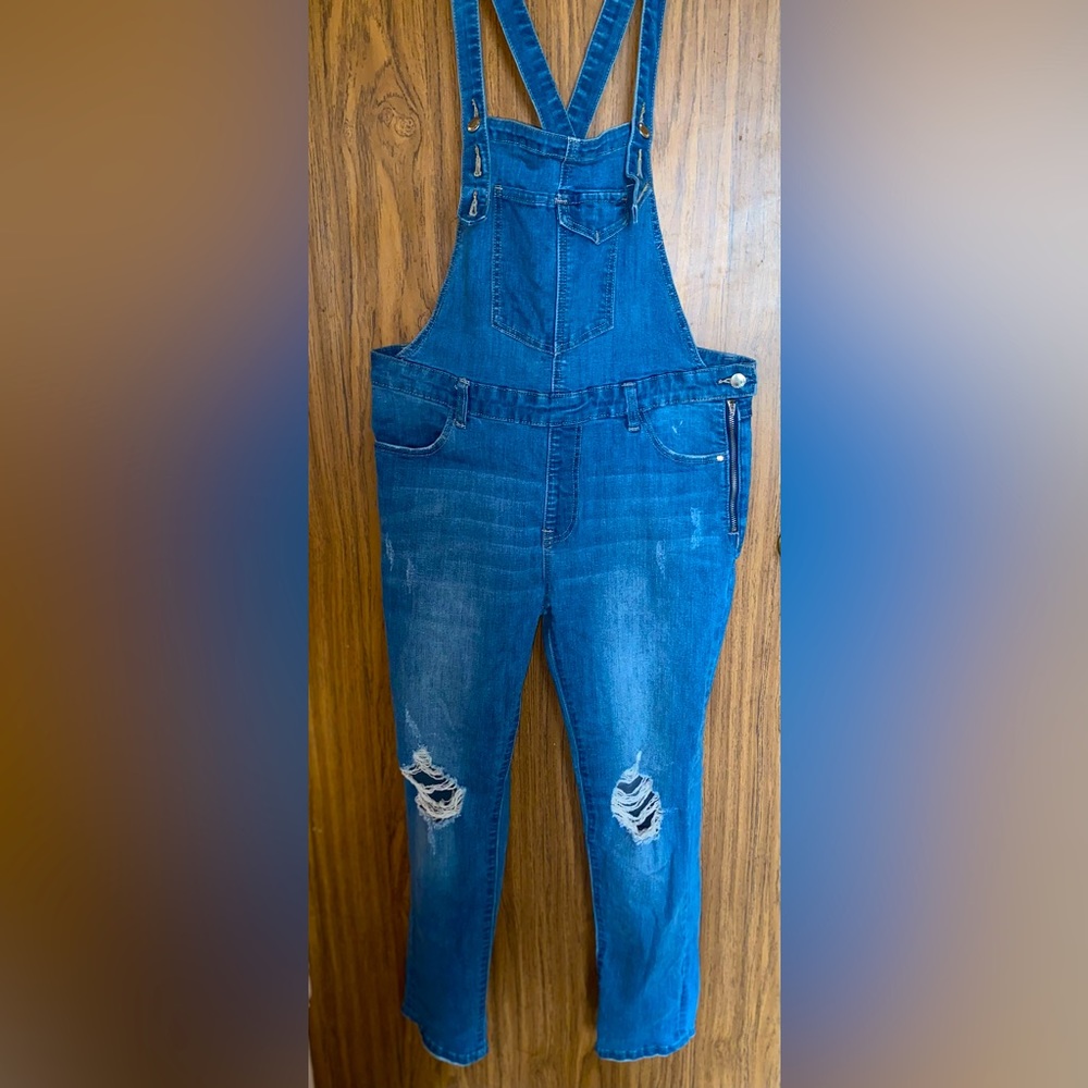 Fashion Nova Denim Overalls